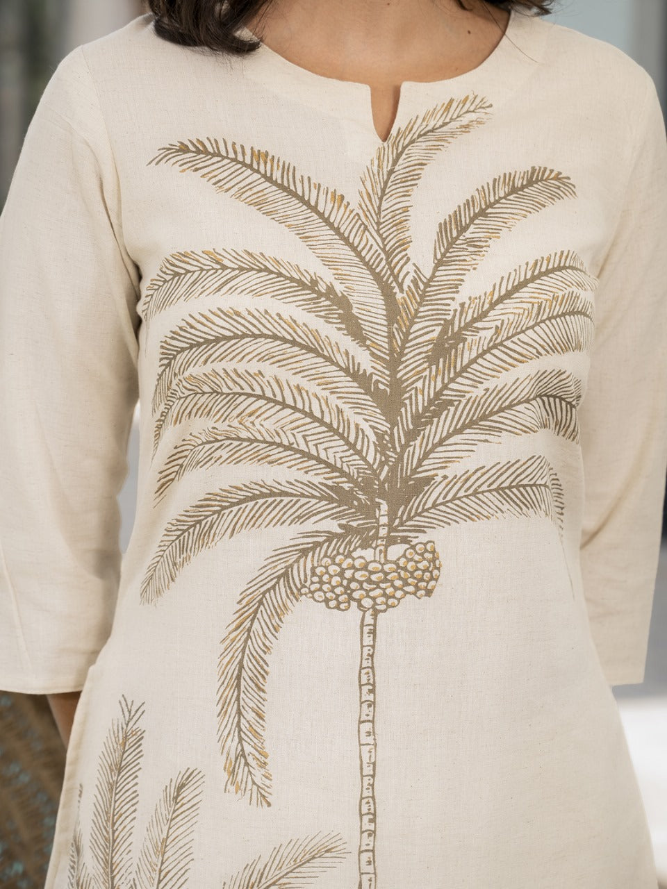 Blossom Charm Cotton Kurta Set