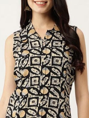 Urban Elegance Cotton Midi Dress