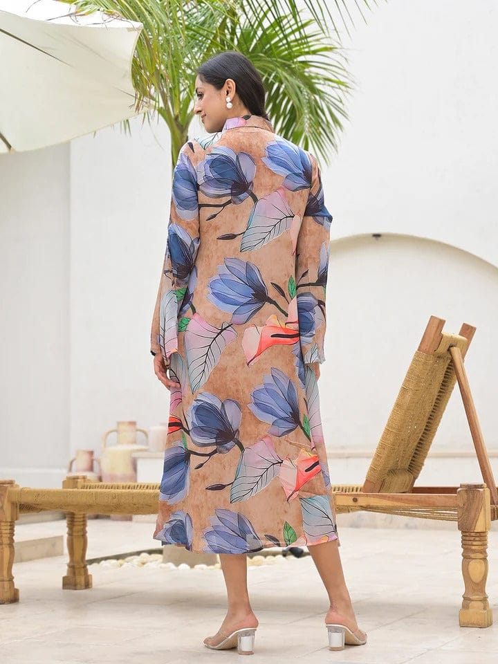 Bloom A-Line Midi Dress