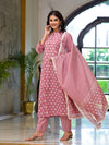 Blossom Grace Cotton Kurta Set