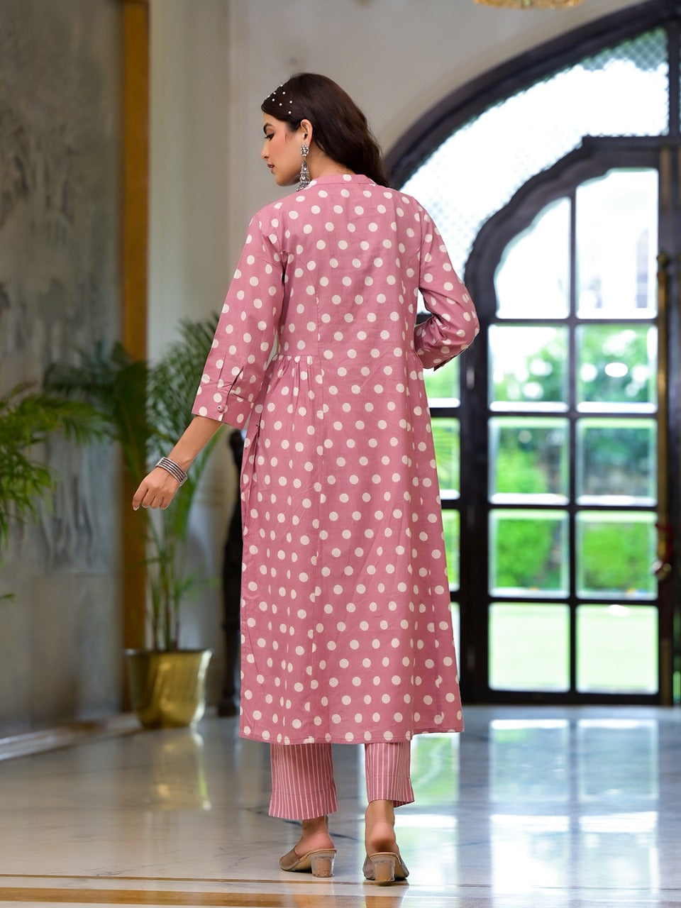 Blossom Grace Cotton Kurta Set