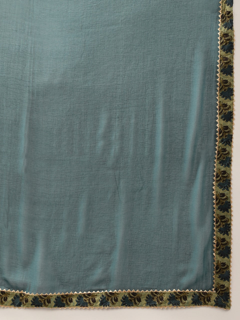 Emerald Blossom Cotton Kurta Set