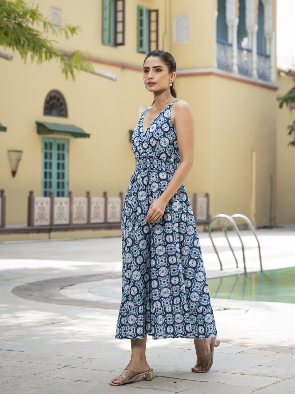 Celeste Bloom Fit & Flare Dress